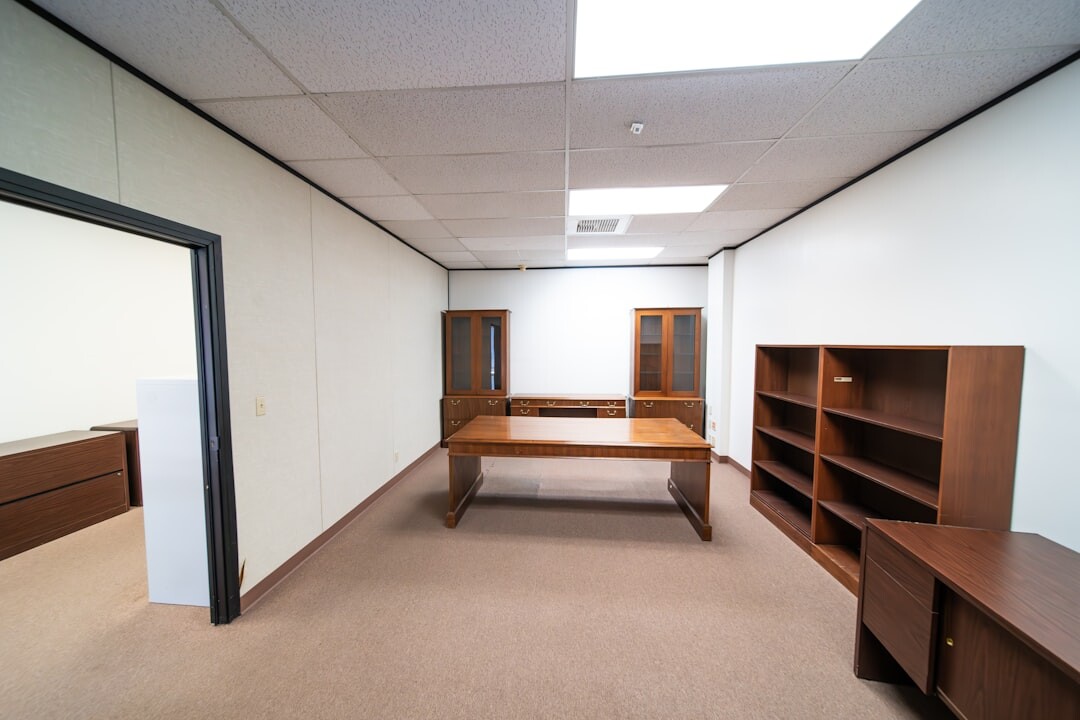 empty office desk