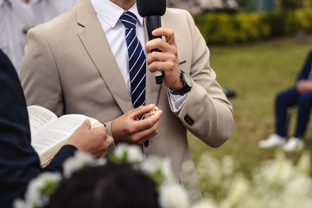 politician at podium